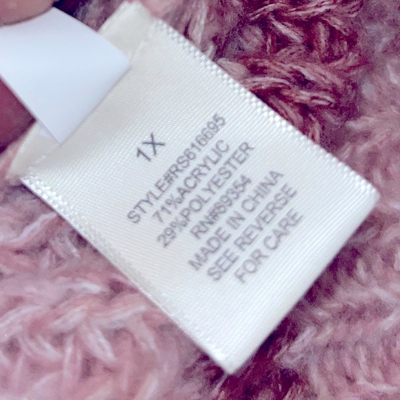 Shaker knit Plus Sweater - Picture 4 of 5